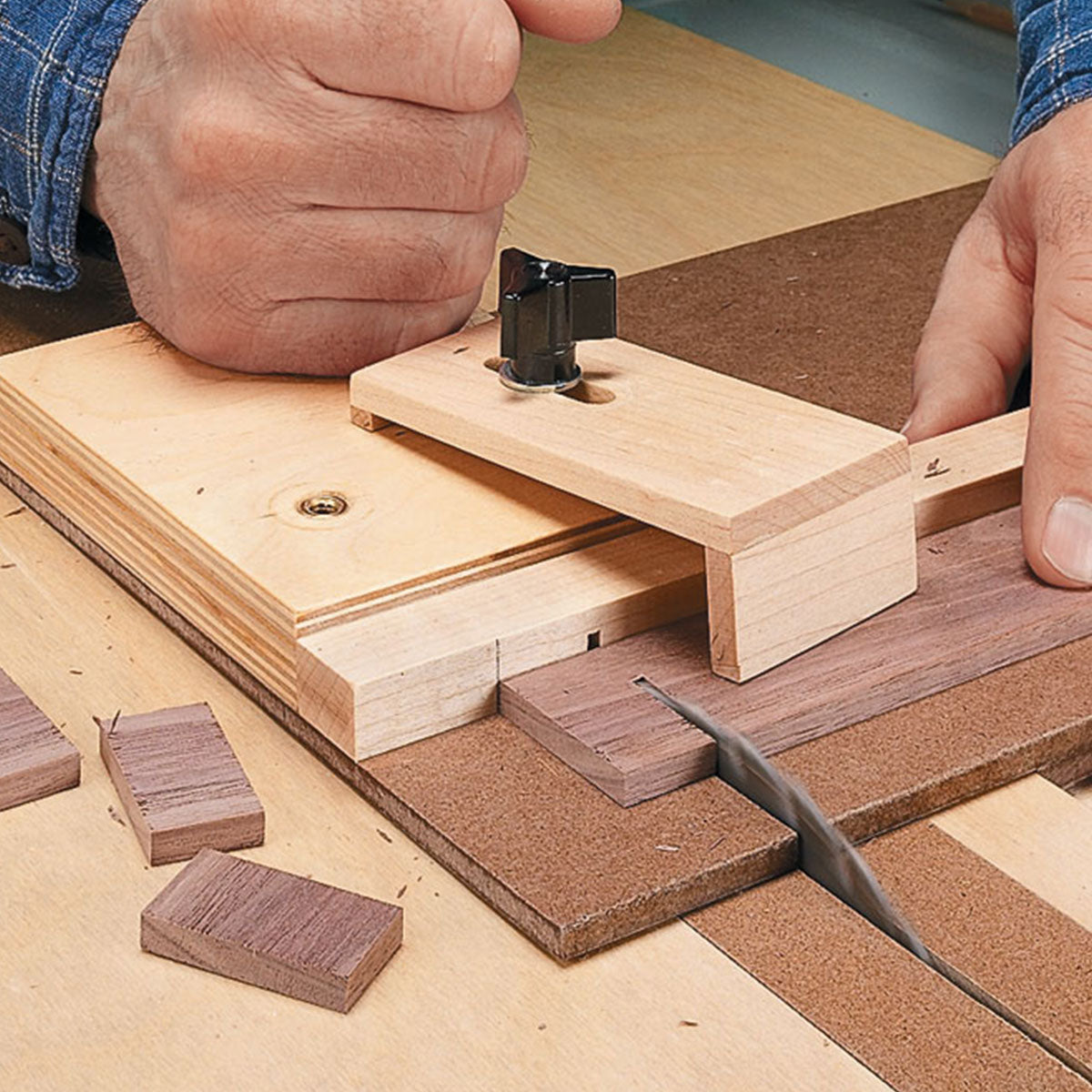Woodsmith Precision-Cutting Small Parts Jig Plan