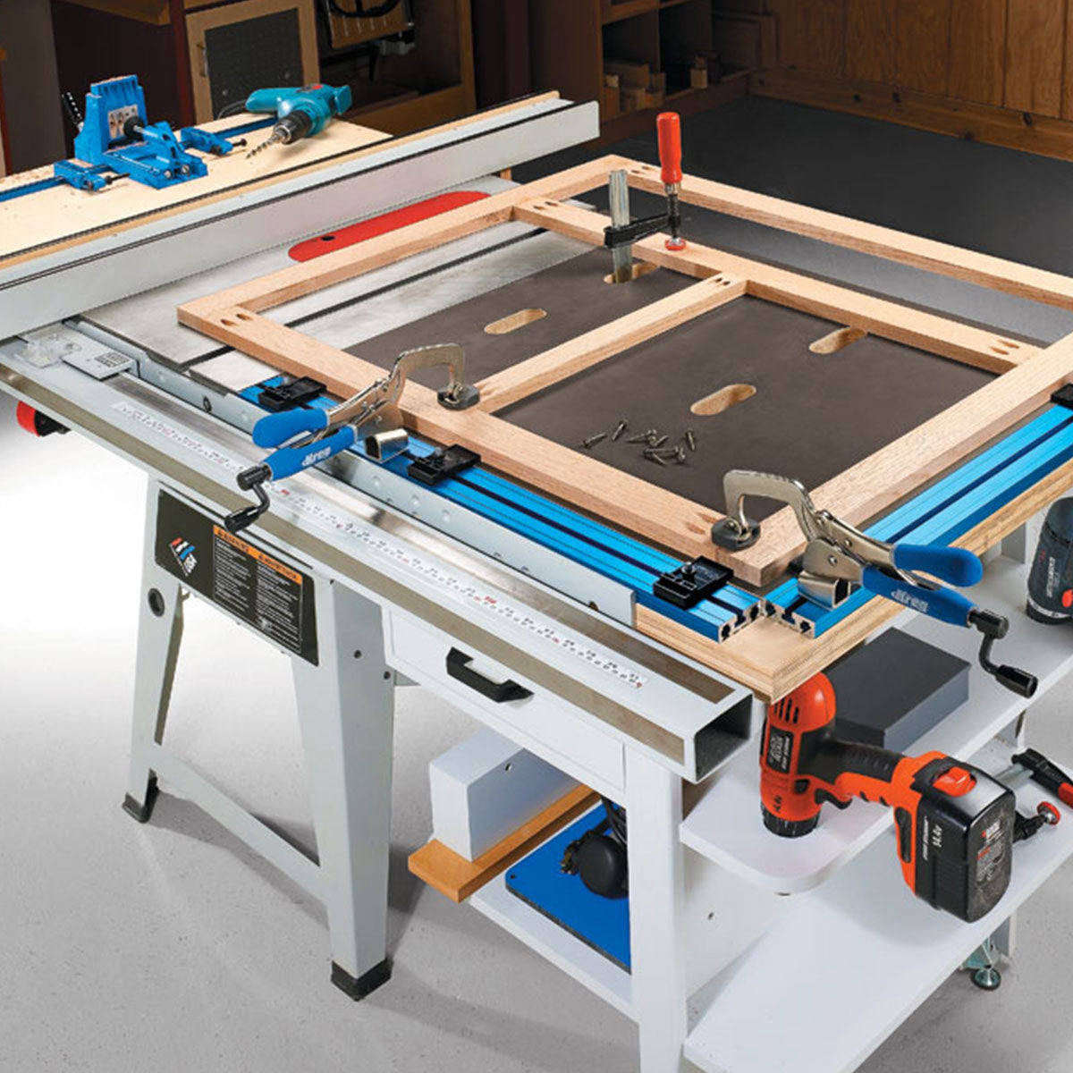 Woodsmith Table Saw Project Center Standard Plan & Premium Shop Drawings
