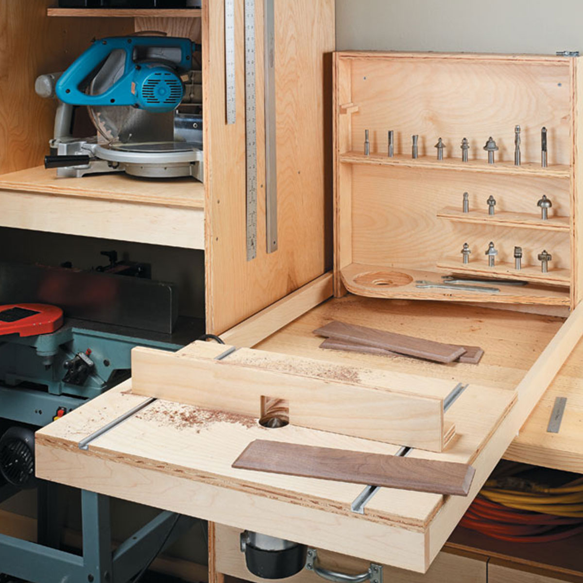 Woodsmith Space-Saving Workshop Standard Plan & Premium Shop Drawings