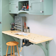 Woodsmith Wall-Hung Workbench Standard Plan & Premium Shop Drawings