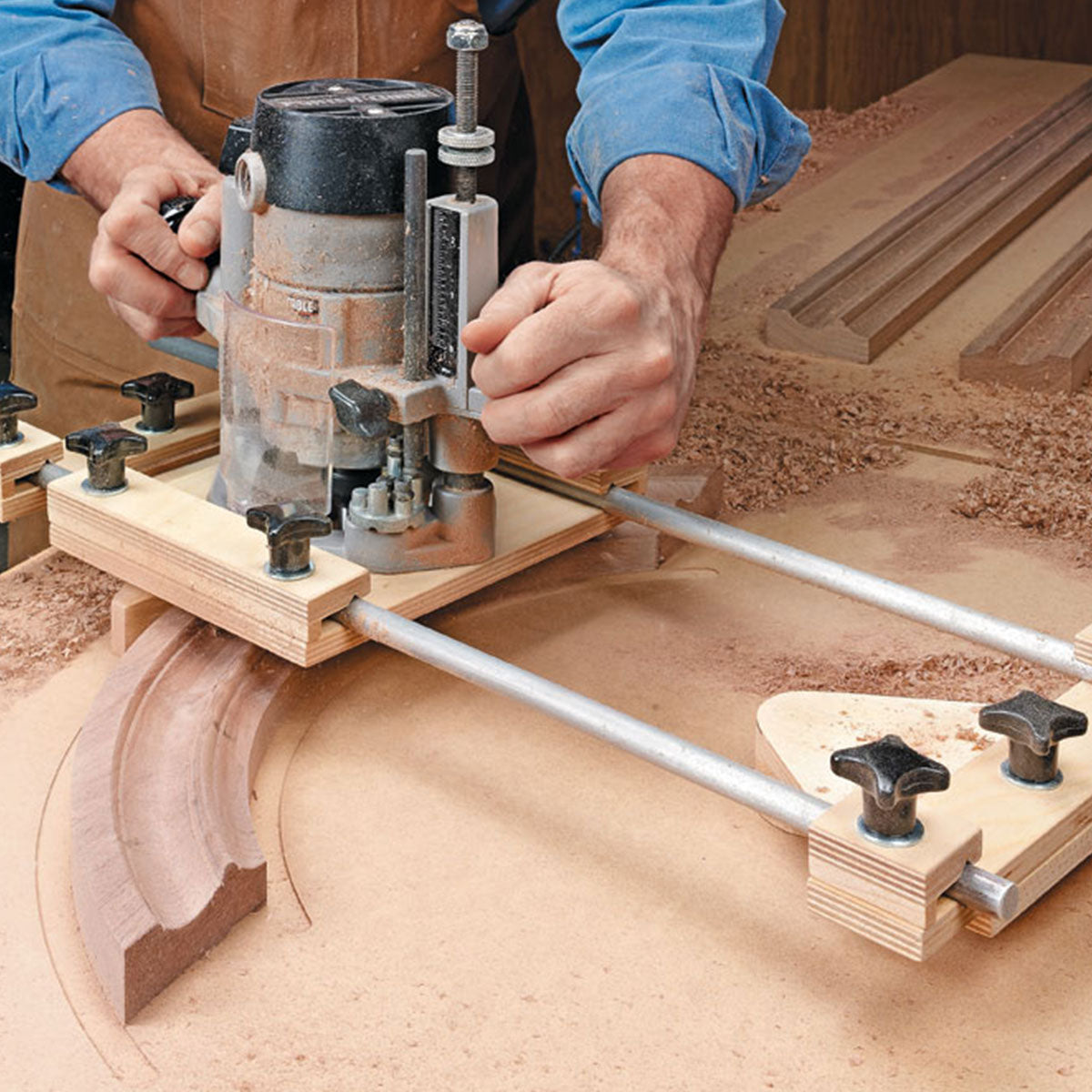 Woodsmith Versatile Molding Jig Plan