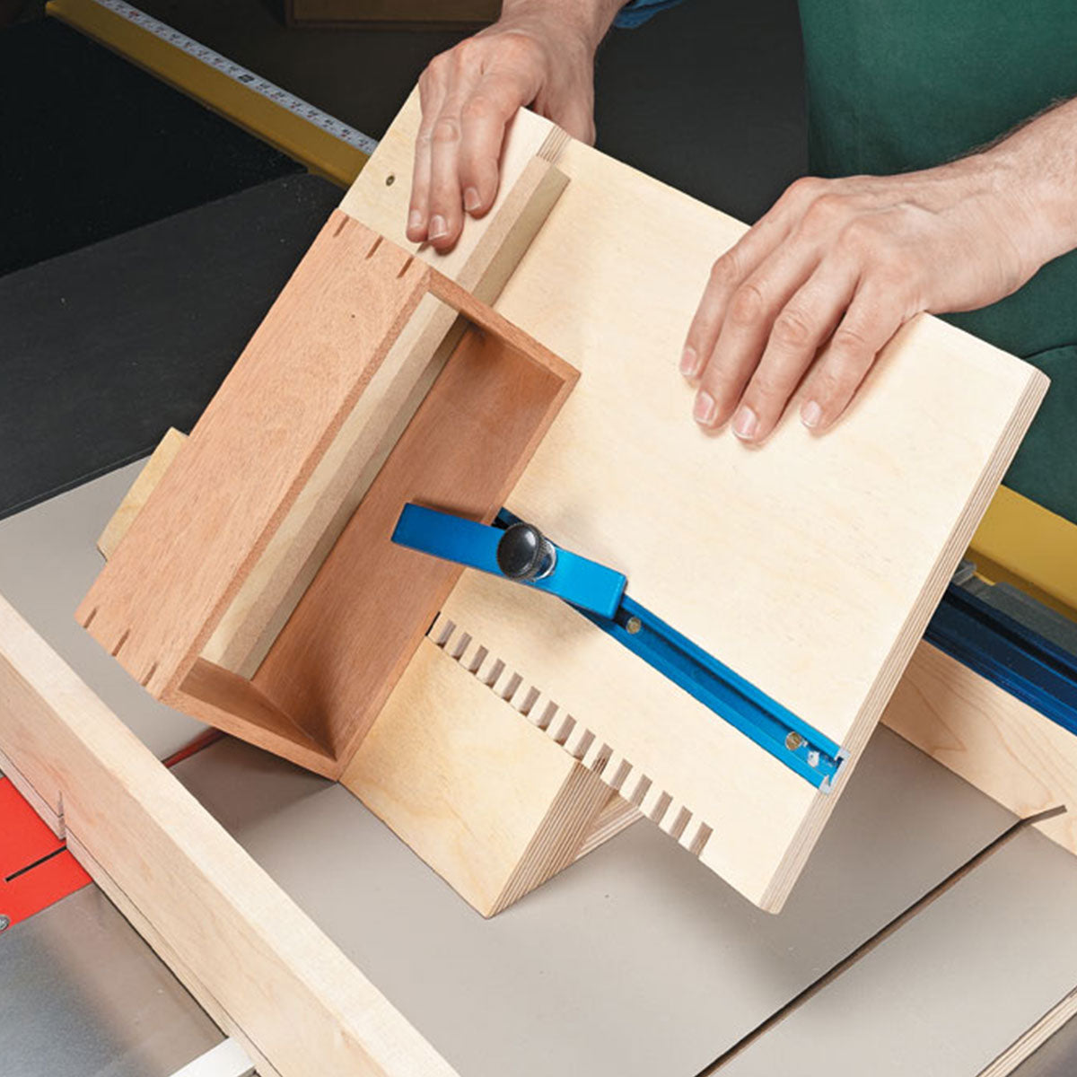 Woodsmith 4-in-1 Box Building Sled Standard Plan & Premium Shop Drawings