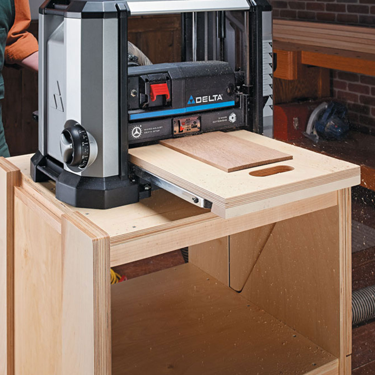 Woodsmith Planer Cart Standard Plan & Premium Shop Drawings