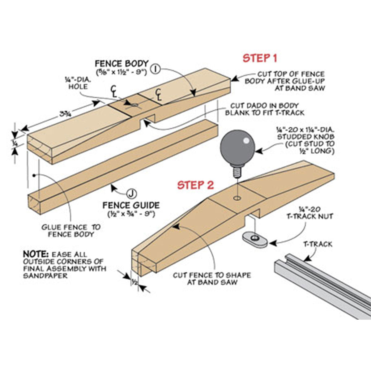Woodsmith Multipurpose Layout Tool Standard Plan & Premium Shop Drawings