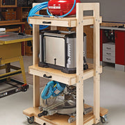 Woodsmith 3-Tier Tower Cart Standard Plan & Premium Shop Drawings