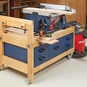 Woodsmith Table Saw Stand Standard Plan & Premium Shop Drawings