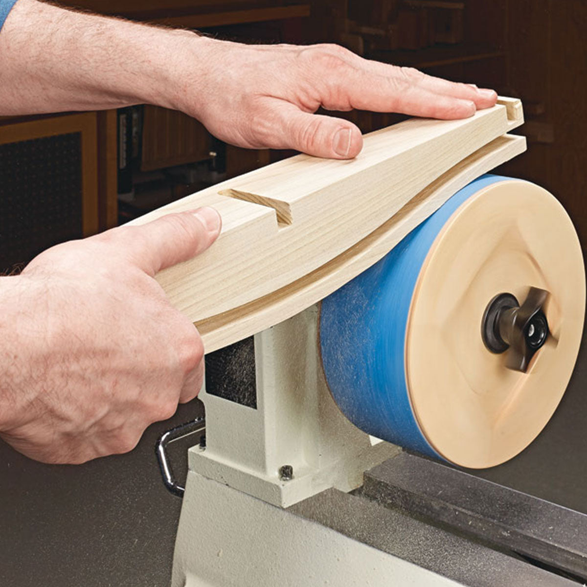 Woodsmith Lathe Sanding Drum Standard Plan & Premium Shop Drawings