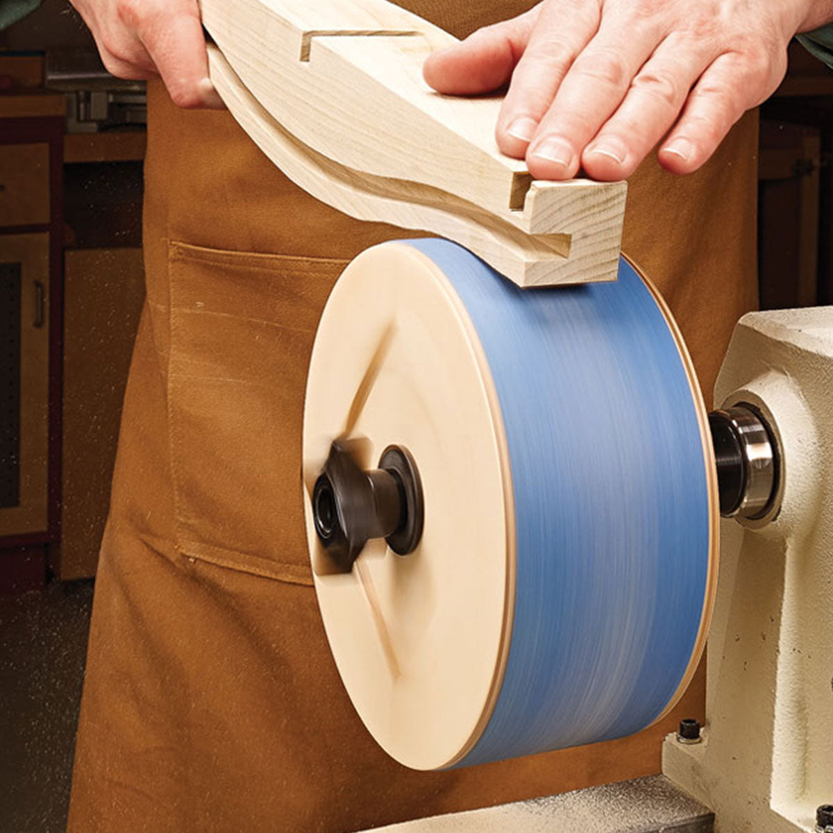 Woodsmith Lathe Sanding Drum Standard Plan & Premium Shop Drawings