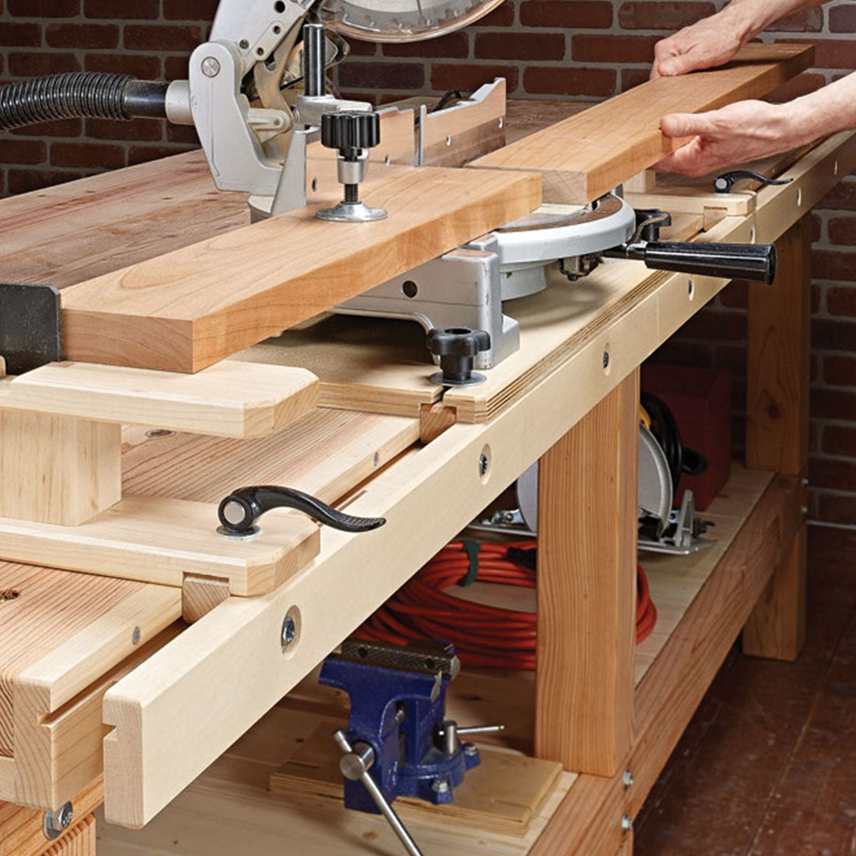 Woodsmith Bench Rail Standard Plan & Premium Shop Drawings