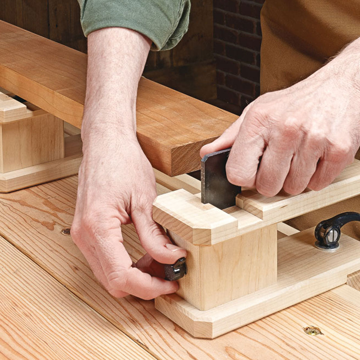 Woodsmith Bench Rail Standard Plan & Premium Shop Drawings