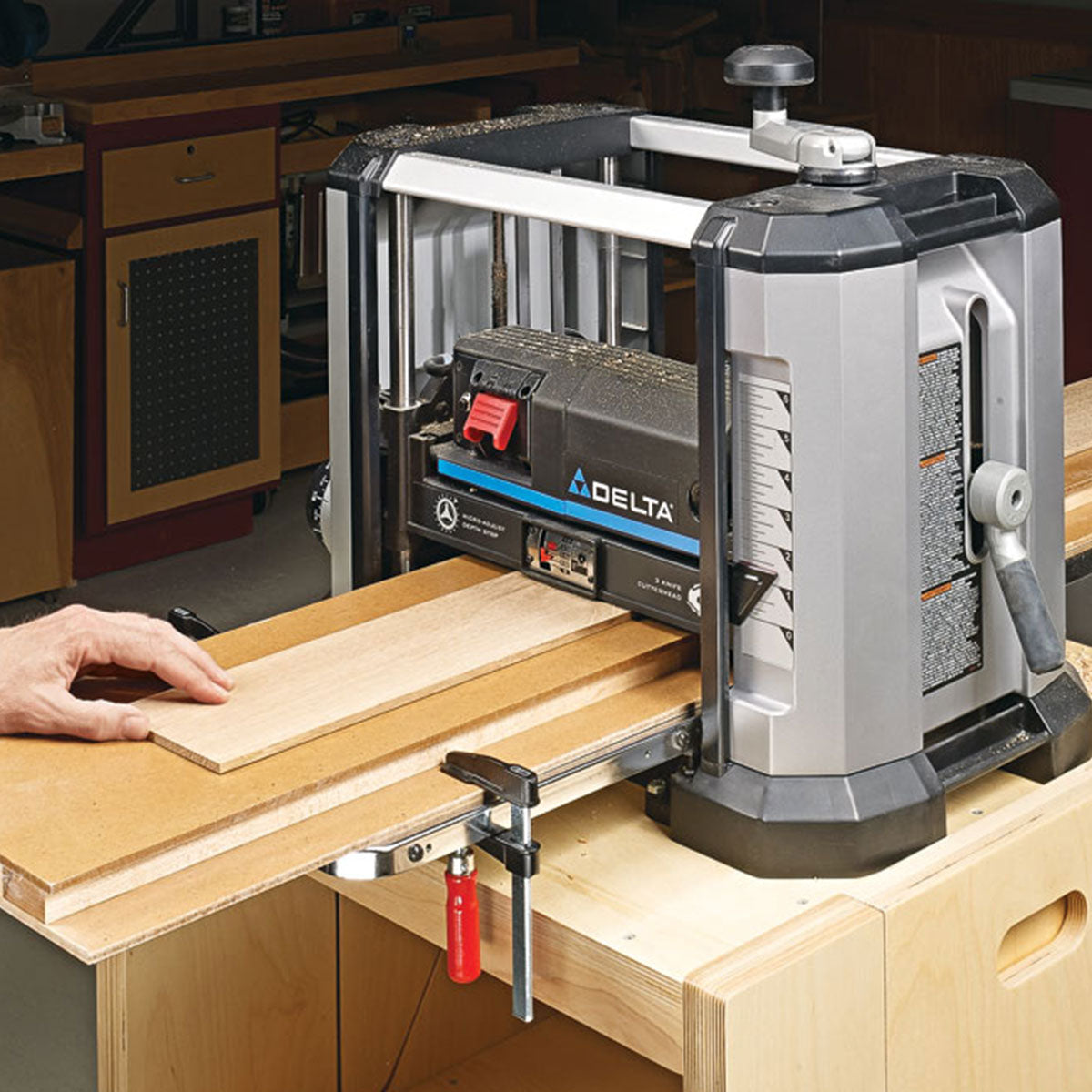 Woodsmith Double-Duty Planer Sled Standard Plan & Premium Shop Drawings