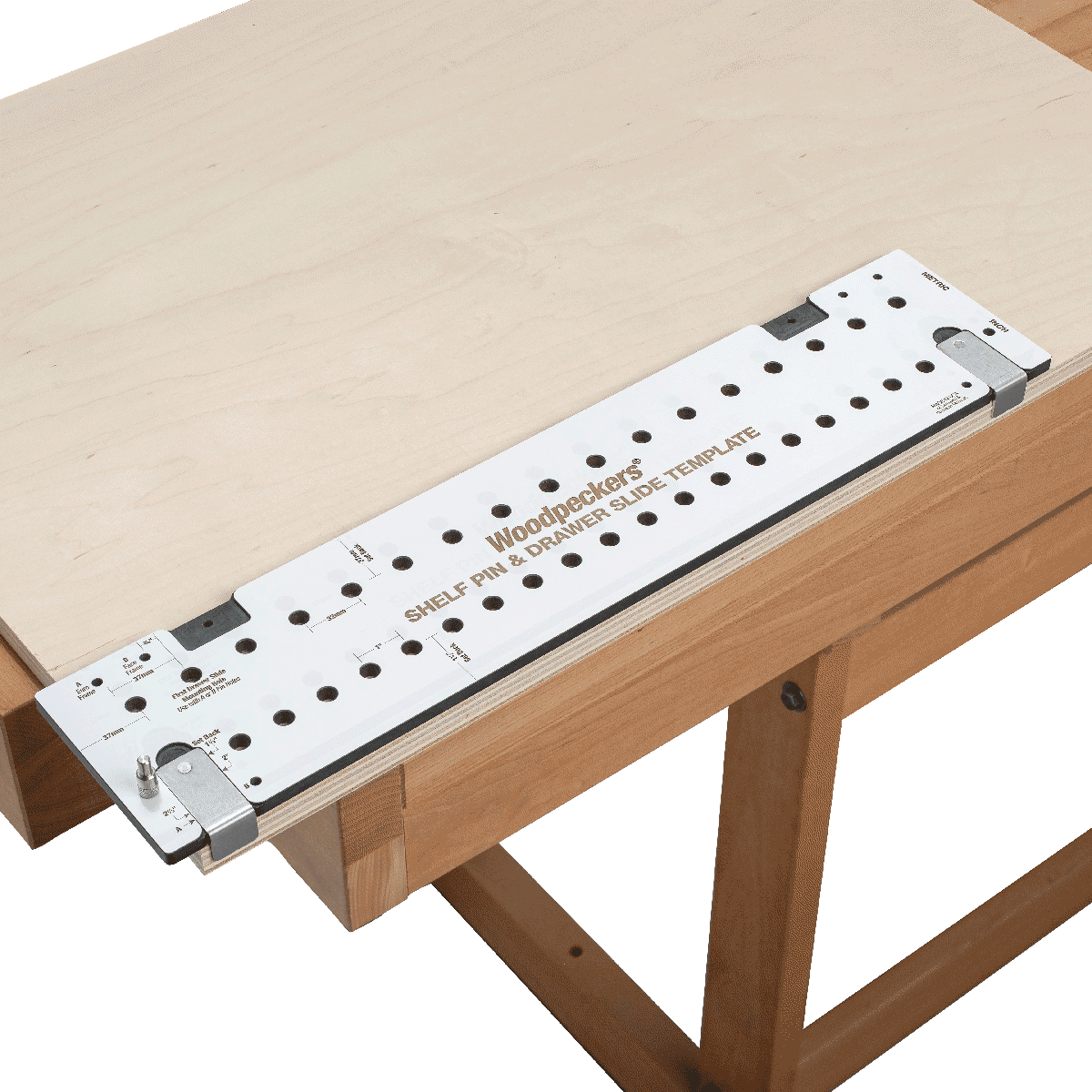 Shelf Pin and Drawer Slide Template
