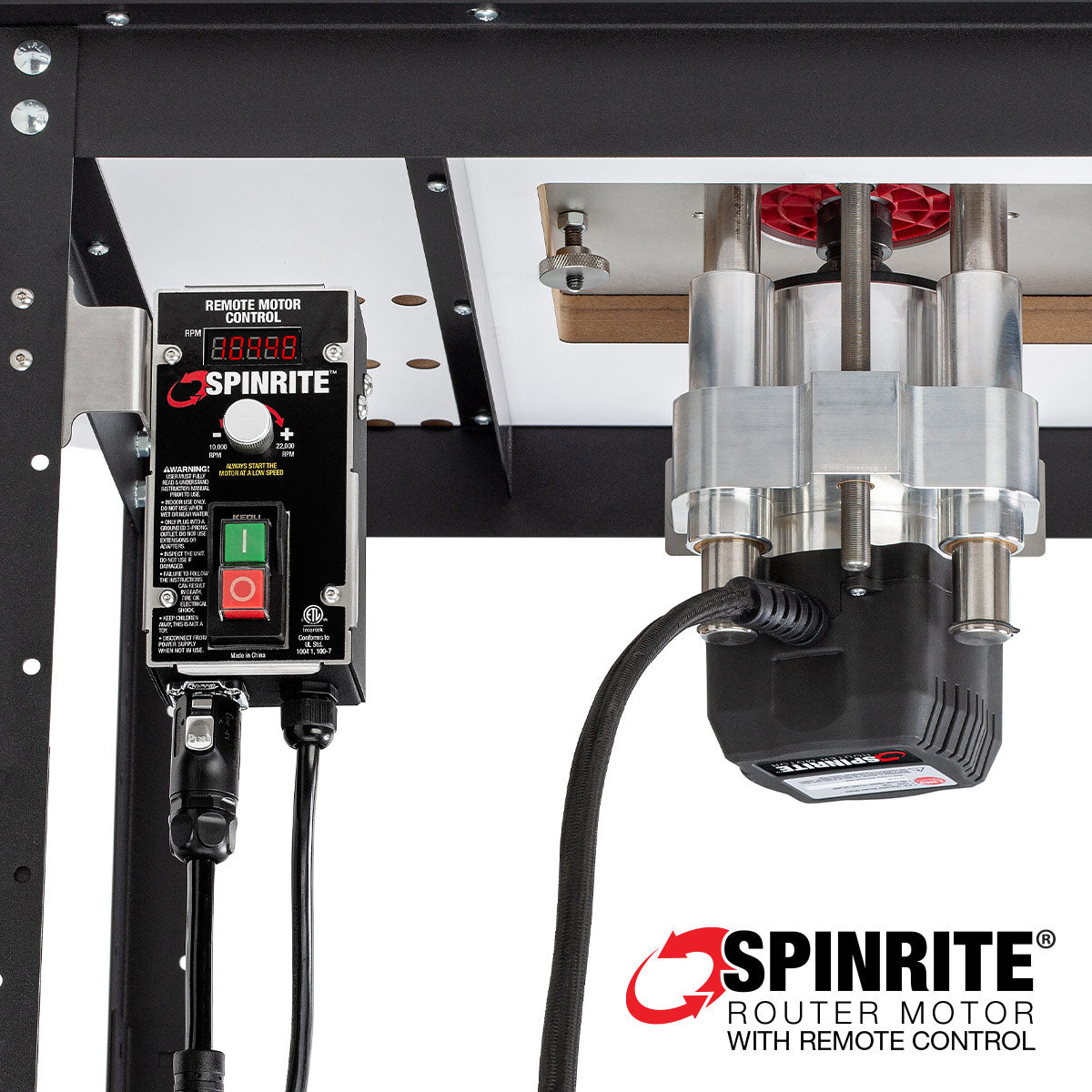 SpinRite Router Motor with Remote Speed Control