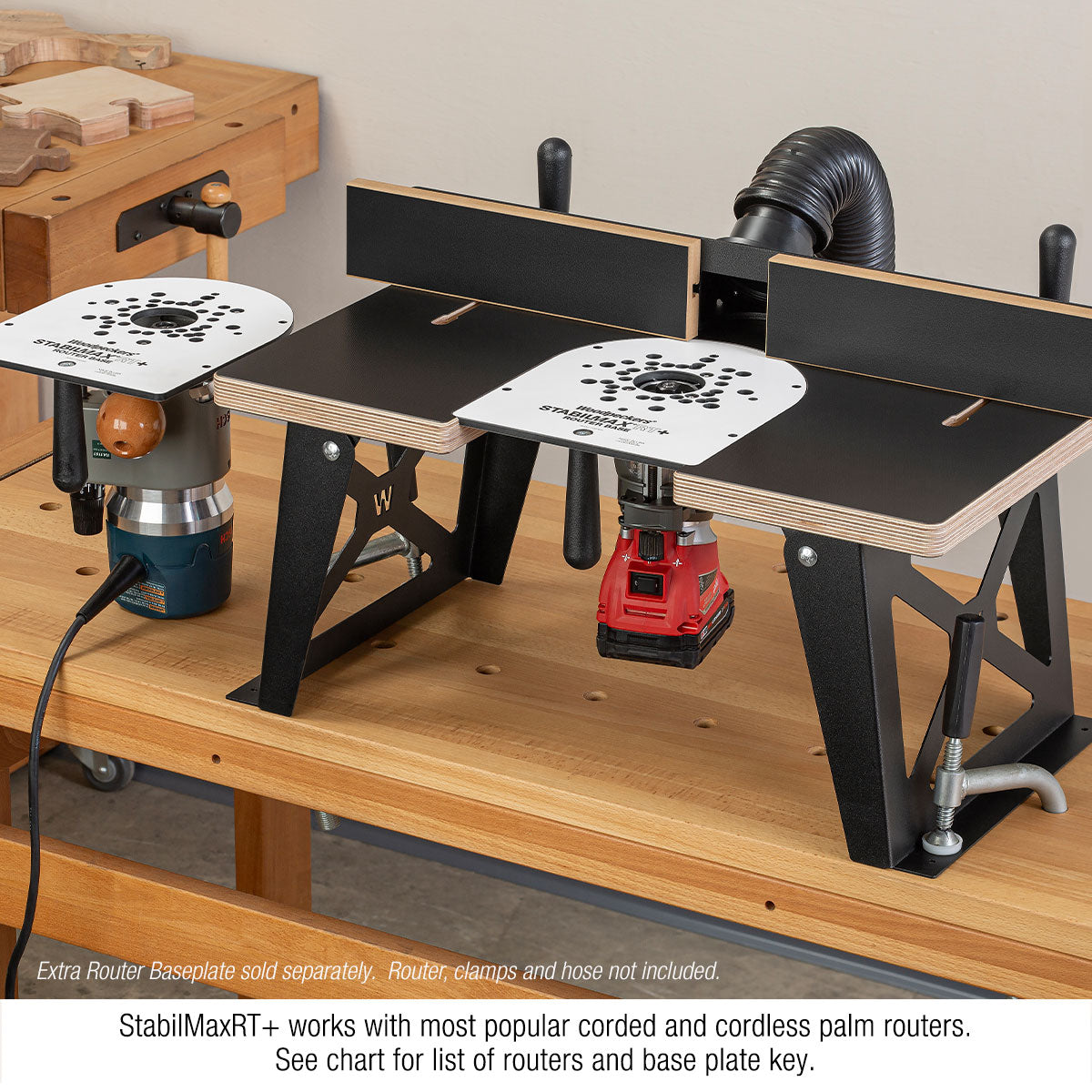 StabilMax RT+ Router Table | Portable + Fits Most Routers