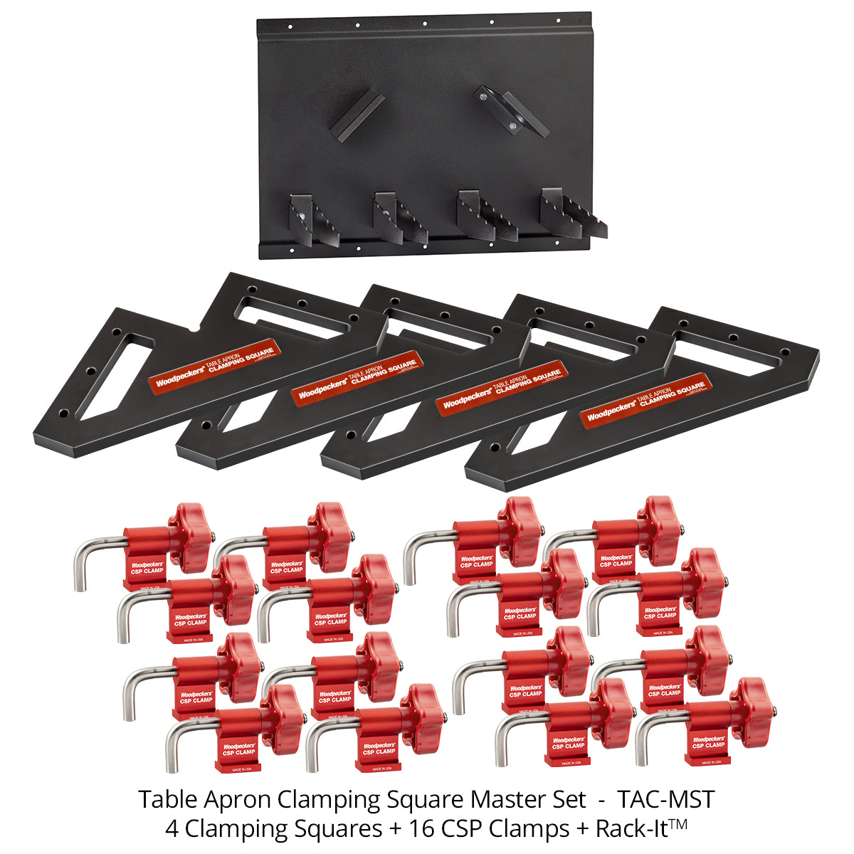 Table Apron Clamping Square - Master Set - Closeout