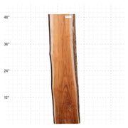 Teak Live Edge Slab - 48" x 11" x 1.25" - TEAK-10-A