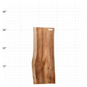 Teak Live Edge Slab - 36" x 13.25" x 1.25" - TEAK-26-A