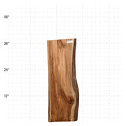 Teak Live Edge Slab - 36" x 12" x 1.25" - TEAK-27-A