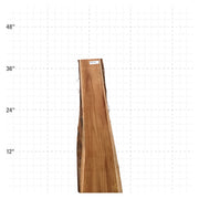 Teak Live Edge Slab - 37" x 9.5" x 1.25" - TEAK-31-A