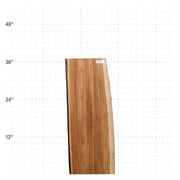 Teak Live Edge Slab - 36" x 13.75" x 1.25" - TEAK-35-A