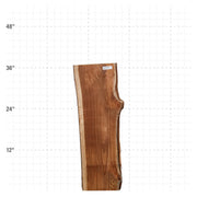 Teak Live Edge Slab - 36" x 11" x 1.25" - TEAK-39-A