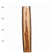 Teak Live Edge Slab - 48" x 8" x 1.25" - TEAK-4-A