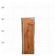 Teak Live Edge Slab - 36" x 11.5" x 1.25" - TEAK-40-A