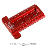 Pocket T Square 75mm 2014 - CLOSEOUT