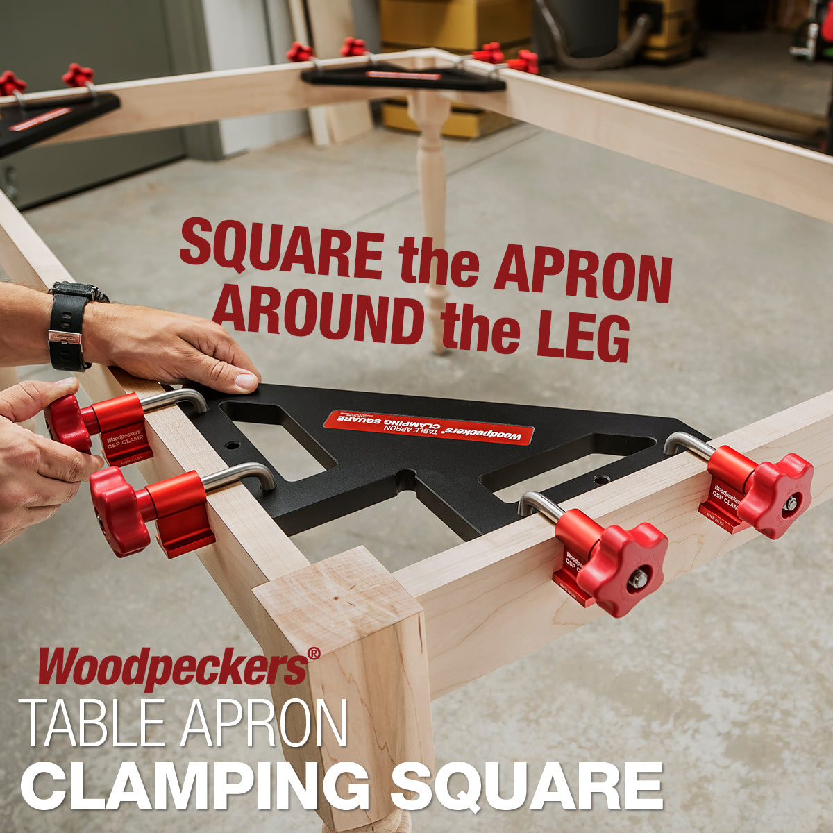 Table Apron Clamping Square - Master Set - Closeout