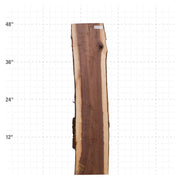 American Walnut Live Edge Slab - 48" x 10.25" x 1.25" - WAL-13-A