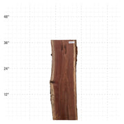 American Walnut Live Edge Slab - 38" x 12" x 1.25" - WAL-22-A