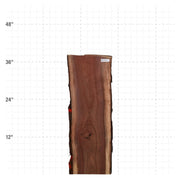 American Walnut Live Edge Slab - 39" x 12.25" x 1.25" - WAL-23-A