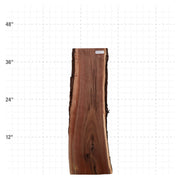 American Walnut Live Edge Slab - 40" x 11.25" x 1.25" - WAL-25-A