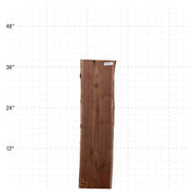 American Walnut Live Edge Slab - 38" x 9.5" x 1.25" - WAL-27-A