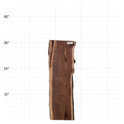 American Walnut Live Edge Slab - 38" x 10.25" x 1.25" - WAL-30-A