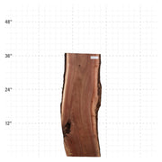 American Walnut Live Edge Slab - 37" x 12.5" x 1.25" - WAL-31-A