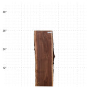 American Walnut Live Edge Slab - 36" x 11.5" x 1.25" - WAL-34-A