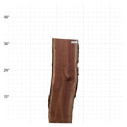 American Walnut Live Edge Slab - 38" x 11" x 1.25" - WAL-35-A