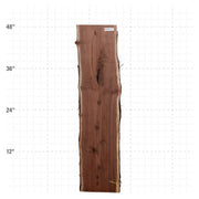 American Walnut Live Edge Slab - 48" x 11.5" x 1.25" - WAL-4-A