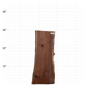 American Walnut Live Edge Slab - 36" x 12.25" x 1.25" - WAL-41-A