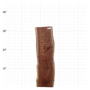 American Walnut Live Edge Slab - 39" x 11" x 1.25" - WAL-51-A