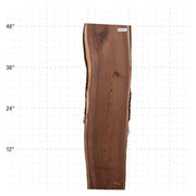 American Walnut Live Edge Slab - 48" x 12.25" x 1.25" - WAL-7-A