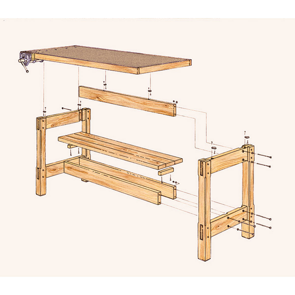 Woodsmith Handyman's Workbench Plan