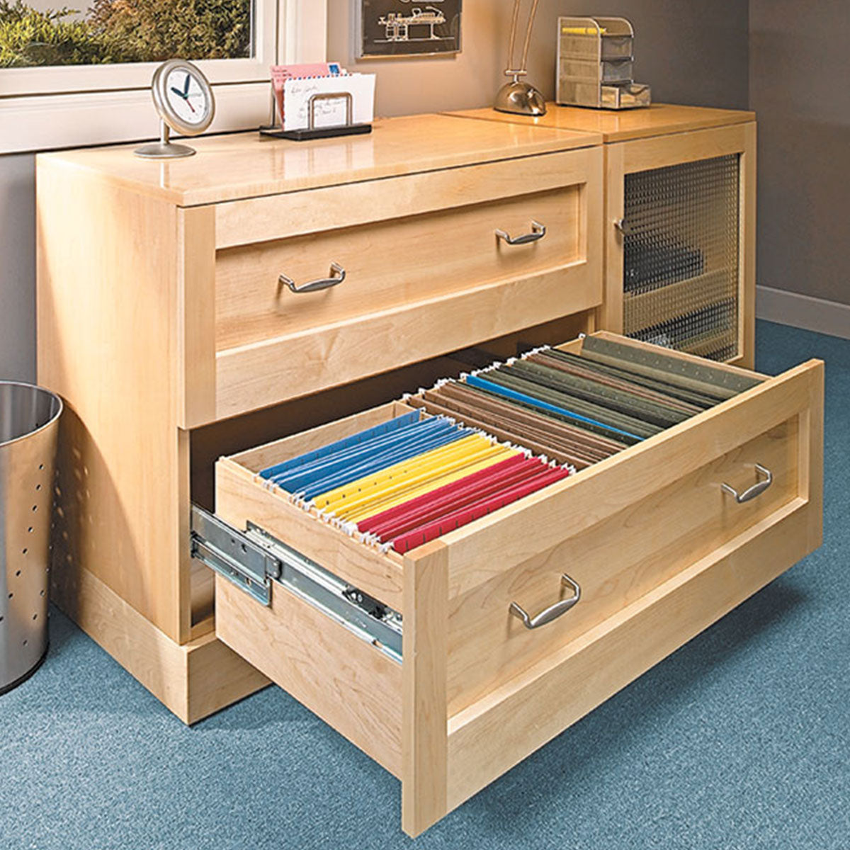 Woodsmith Lateral File Cabinet Plan