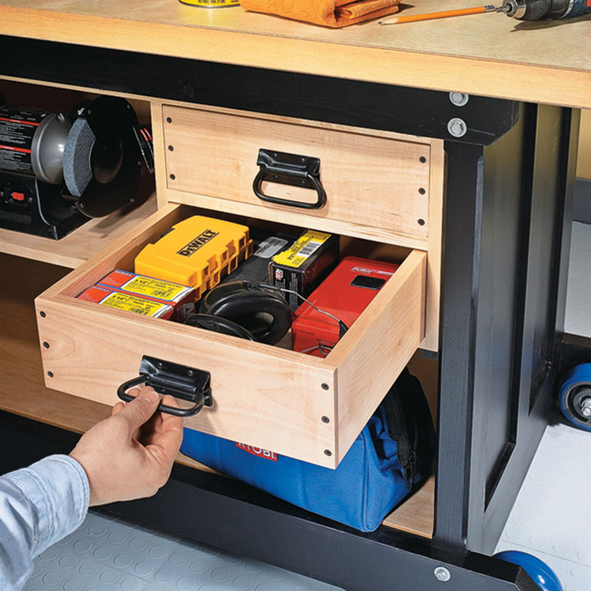 Woodsmith DIY Workbench Standard Plan & Premium Shop Drawings