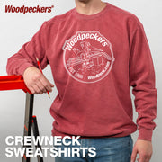 Woodpeckers Crew Neck Sweatshirts