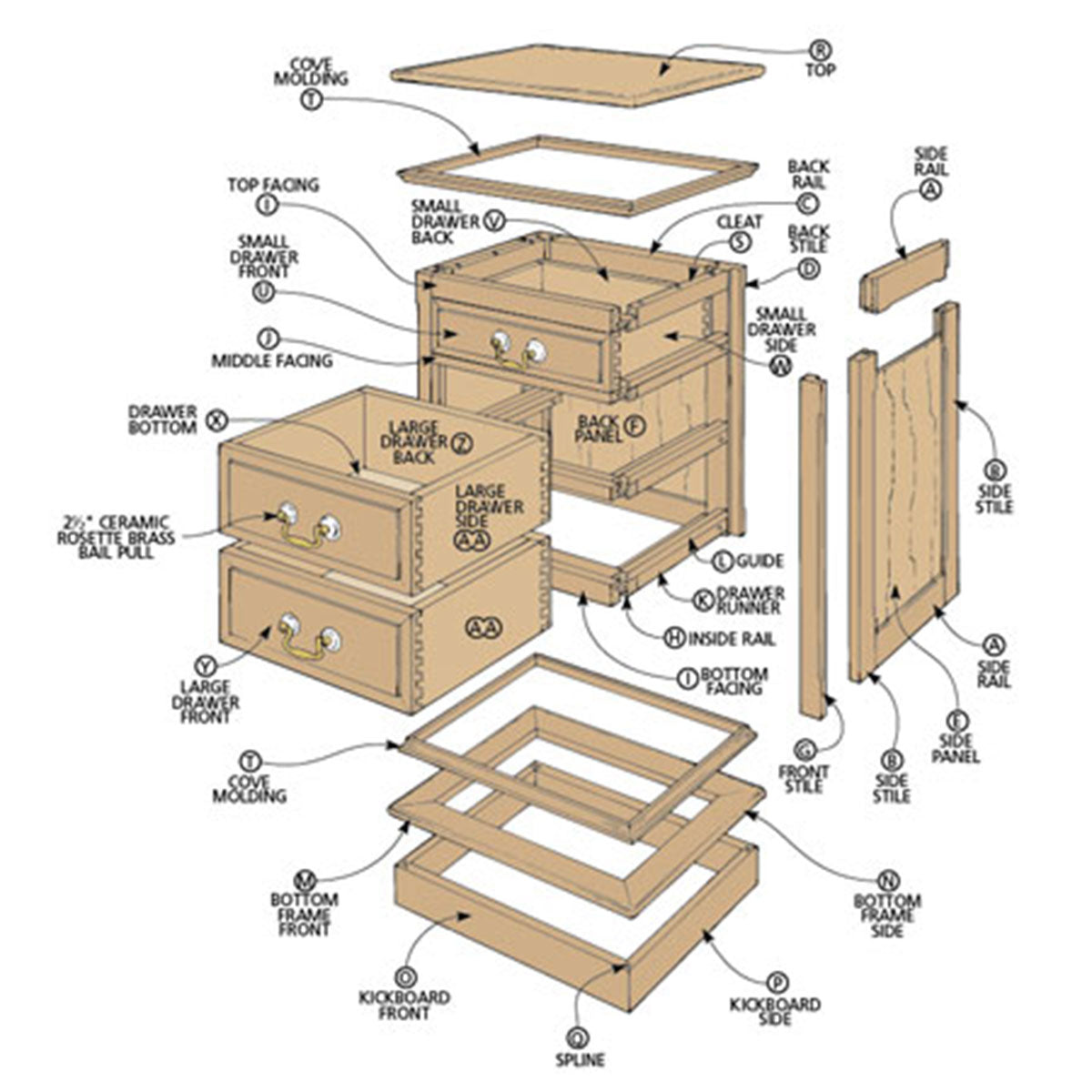 Woodsmith Cherry Night Stand Plan