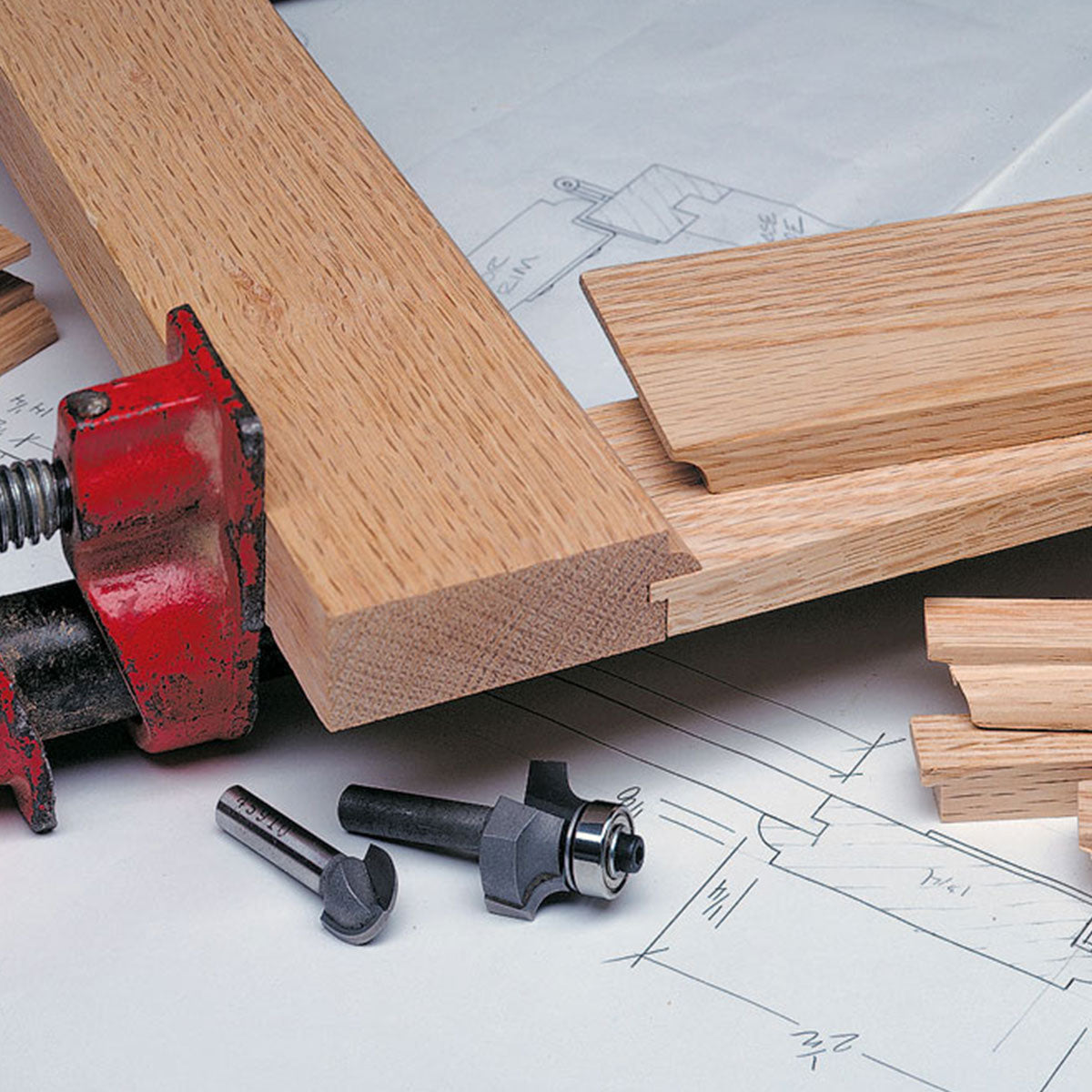 Woodsmith Tall Oak Cabinet Plan