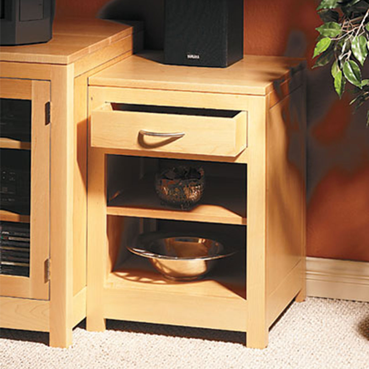 Woodsmith Sectional Entertainment Center Plan