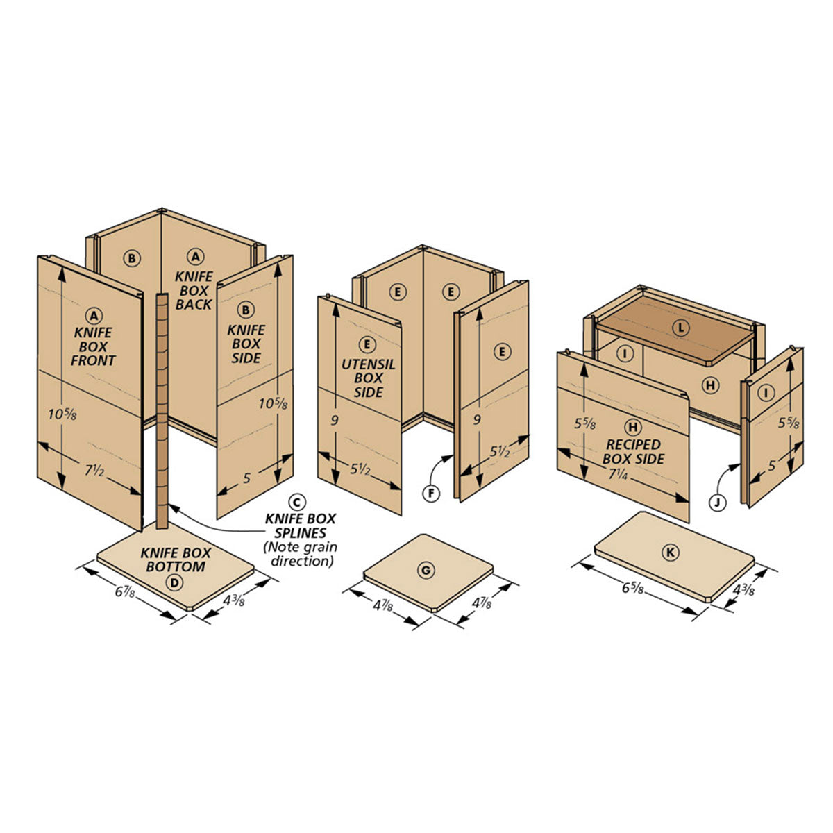 Woodsmith Stylish Kitchen Containers Plan